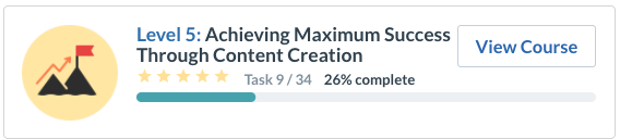 achieving maximum success through content creation